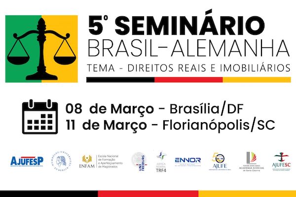 Estão abertas as inscrições para o V Seminário Brasil Alemanha sobre