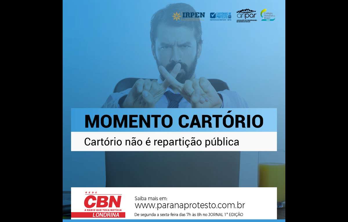 Momento Cartório: confira o boletim geral divulgado hoje (20) na rádio CBN