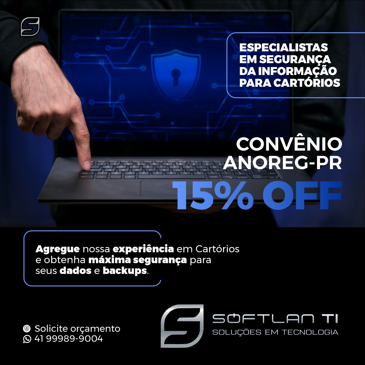 Anoreg/PR firma parceria com a empresa de tecnologia SOFTLAN TI