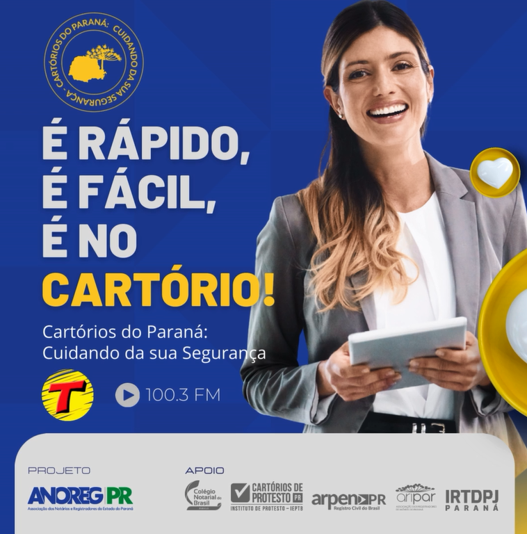 ANOREG/PR lança projeto para levar informação aos cidadãos através de parceria com a Rádio Transamérica