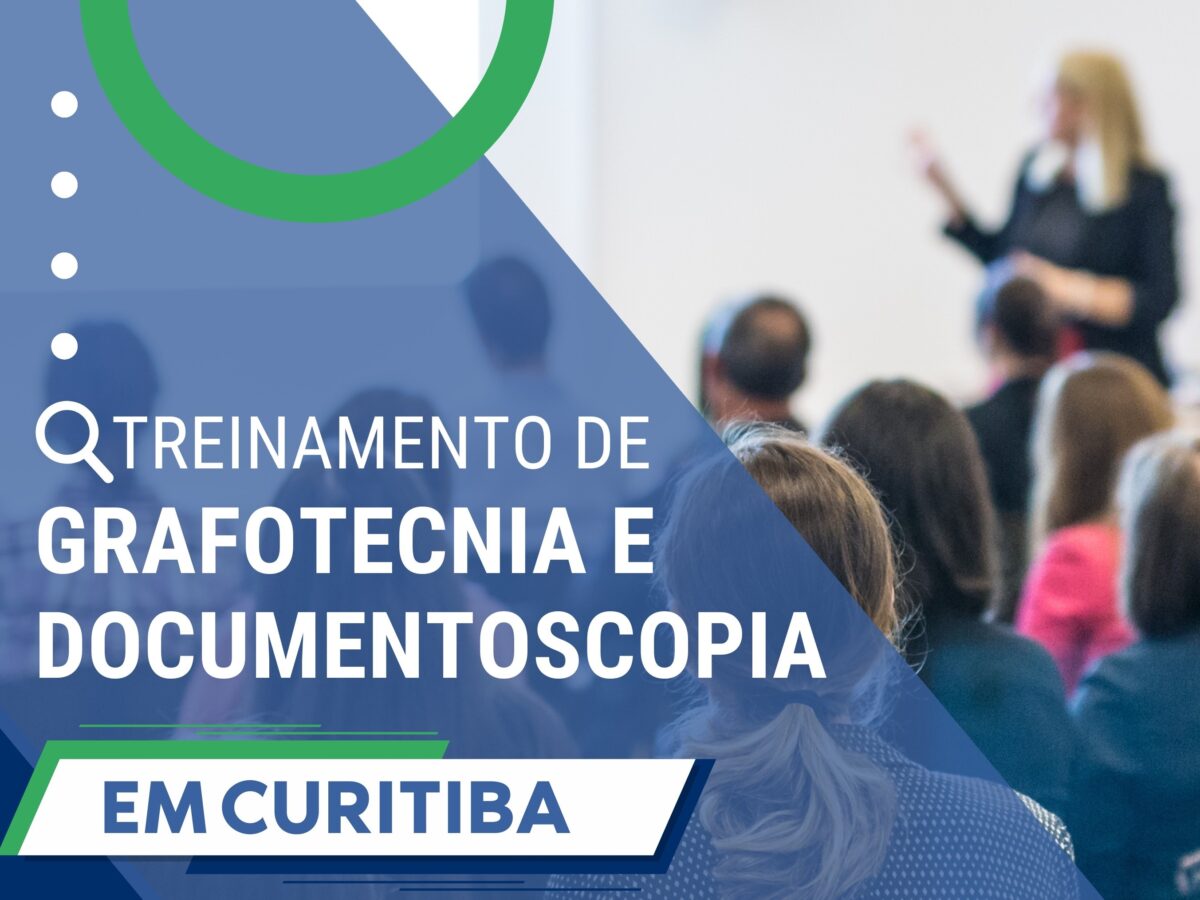 Anoreg/PR e CNB/PR promovem curso de Grafotecnia e Documentoscopia em Curitiba