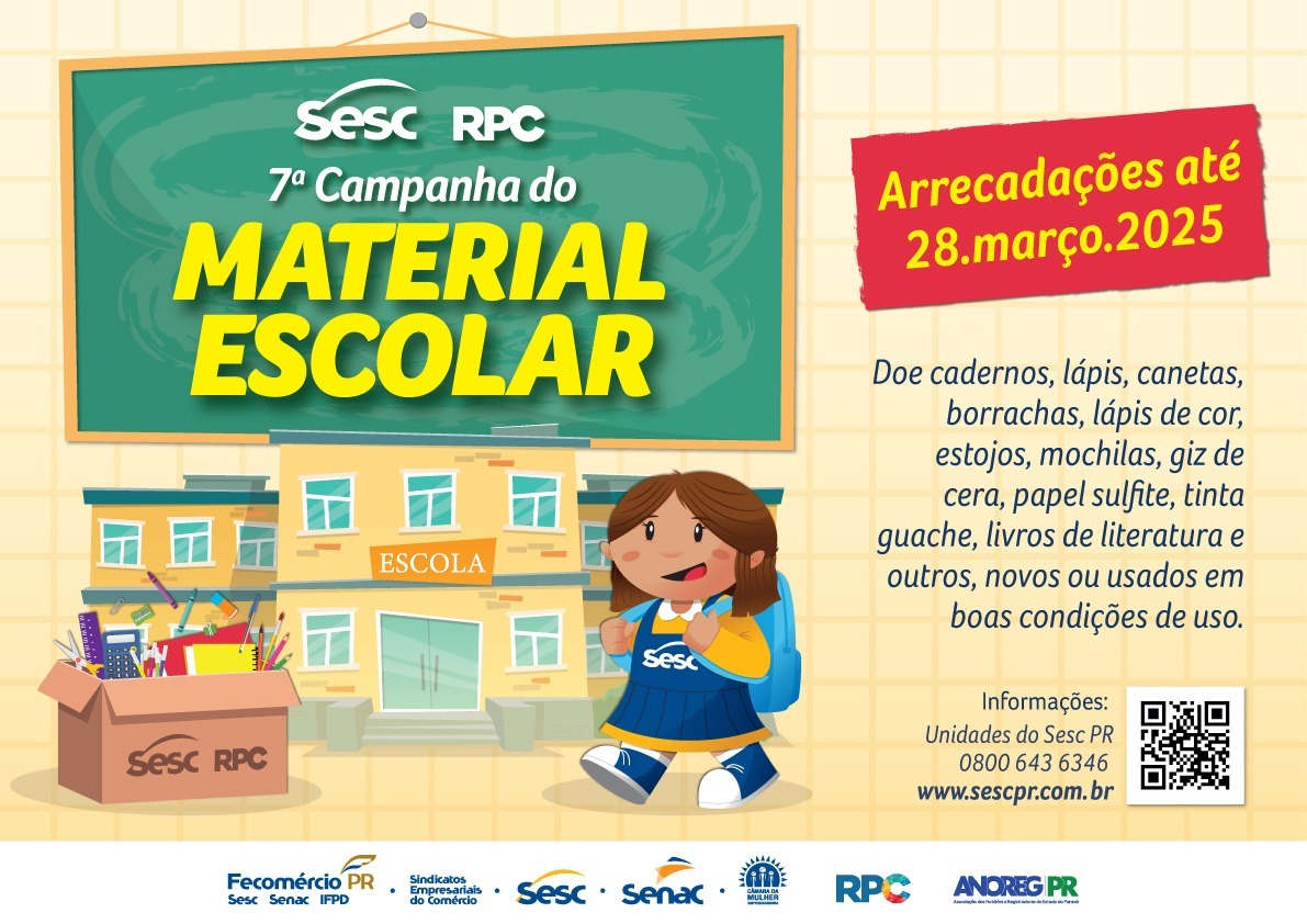 7ª Campanha do Material Escolar: cartórios estão engajados para garantir itens escolares a estudantes em situação de vulnerabilidade